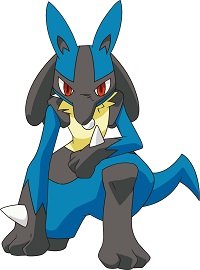 Lucario pokemon dog